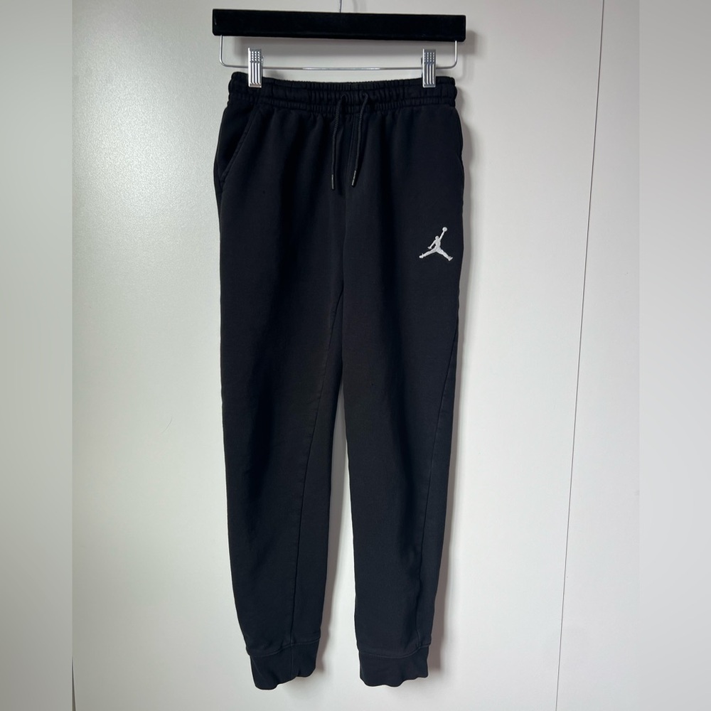 Jordan Kids Black Sweatpants with Logo